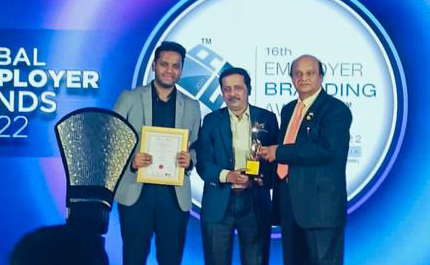 Intense Technologies Limited receives the “Best Employer Brand Award” from World HRD Congress