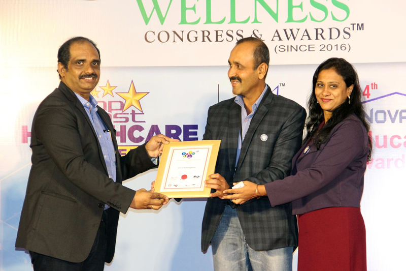 Intense Technologies receives the “Best Innovative Company of the year” award from World Innovation Congress